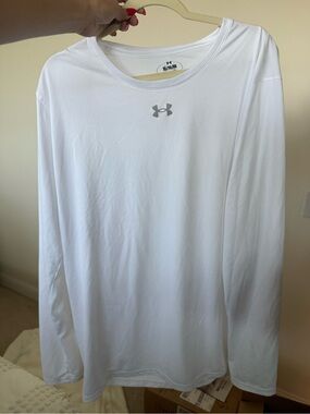 Under Armour White Men’s Long Sleeve Tech Top